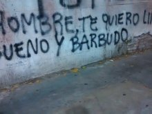 Hombre, te quiero lindo, bueno y barbudo.