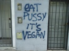 Eat pussy It s vegan