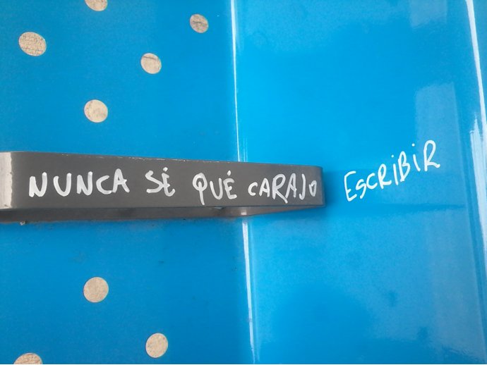 Nunca sé qué carajo escribir.