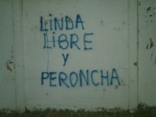 Linda libre y peroncha