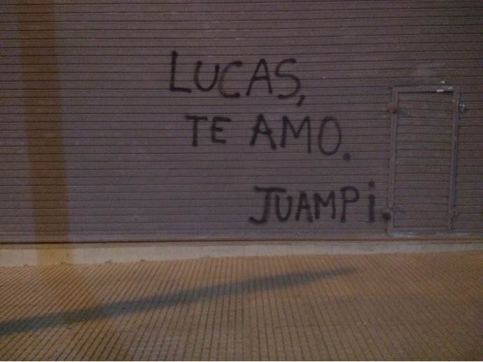 Lucas, te amo. Juampi