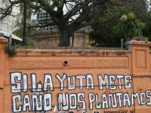 Sí la yuta mete caño, nos plantamos