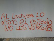 Al Lechuga lo mató el estado. No los votes