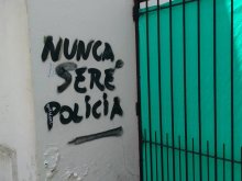 Nunca seré policía