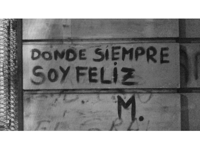 Donde siempre soy feliz.