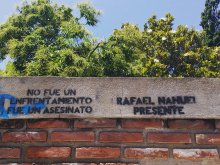 No fue un enfrentamiento, fue un asesinato. Rafael Nahuel presente.