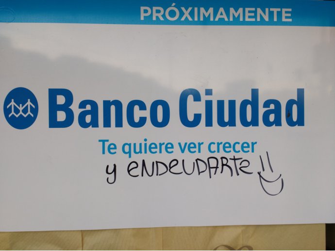 Banco Ciudad te quiere ver crecer Y Endeudarte