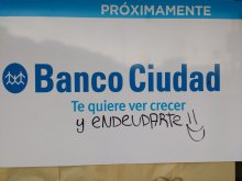 Banco Ciudad te quiere ver crecer Y Endeudarte