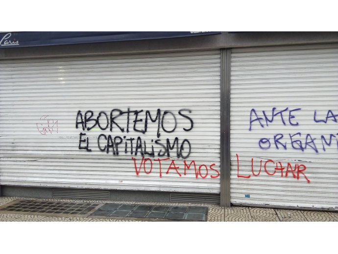 Abortemos el capitalismo - Votamos luchar