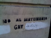 NO AL MATRIMONIO GAY