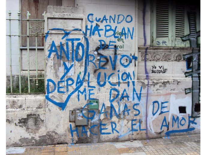 Cuando hablan de revolución, me dan ganas de hacer el amor