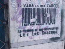 tu vida es una cárcel. es tiempo de que despiertes. lee los guachos (Rivadavia al 3100)