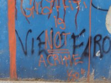 Graffiti is not a crime