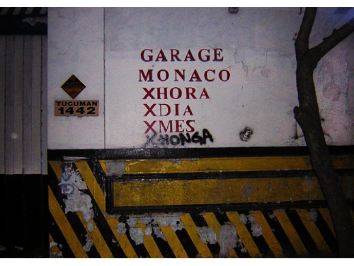 Garage Mónaco: x, hora, x día, x mes, x honga