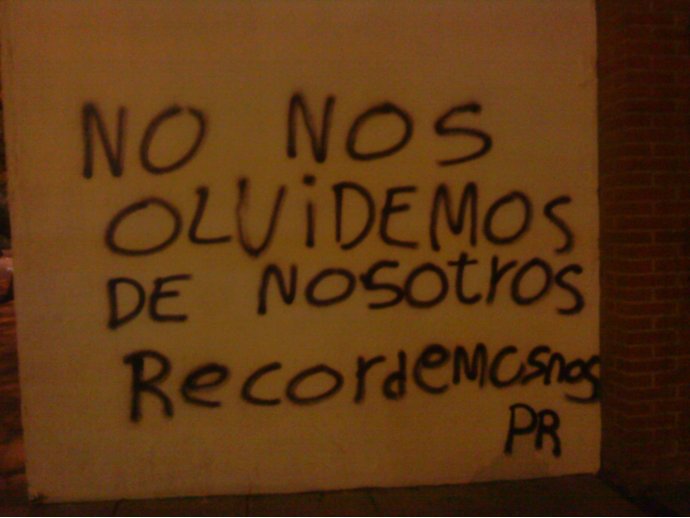 No nos olvidemos de nosotros Recordemosnos