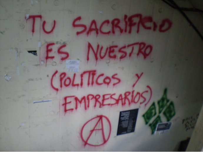 Tu sacrificio es nuestro (políticos y empresarios)