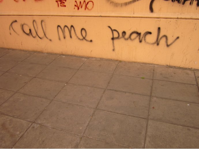 Call me peach.