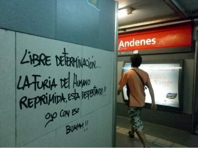 Libre determinación. La furia del humano reprimida está despertando. Ojo con eso. Bummm!