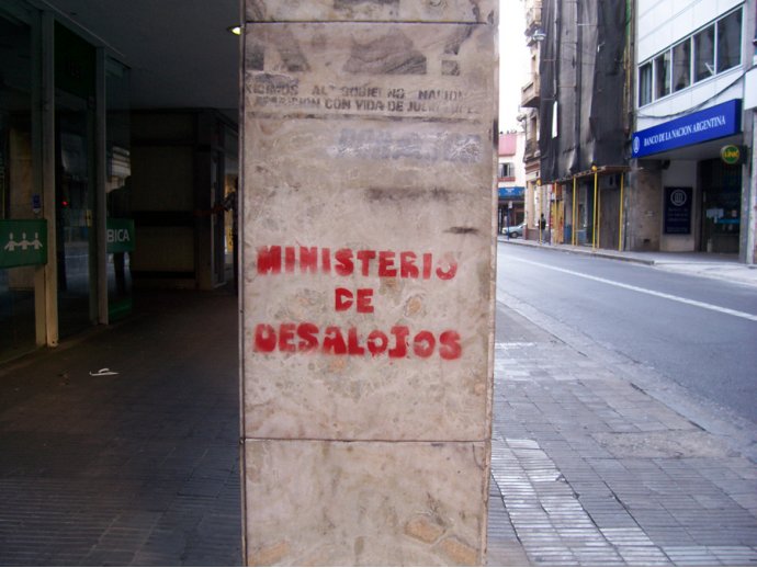 ministerio de desalojos