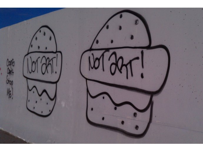 NOT ART   COPS CAN'T STOP ME