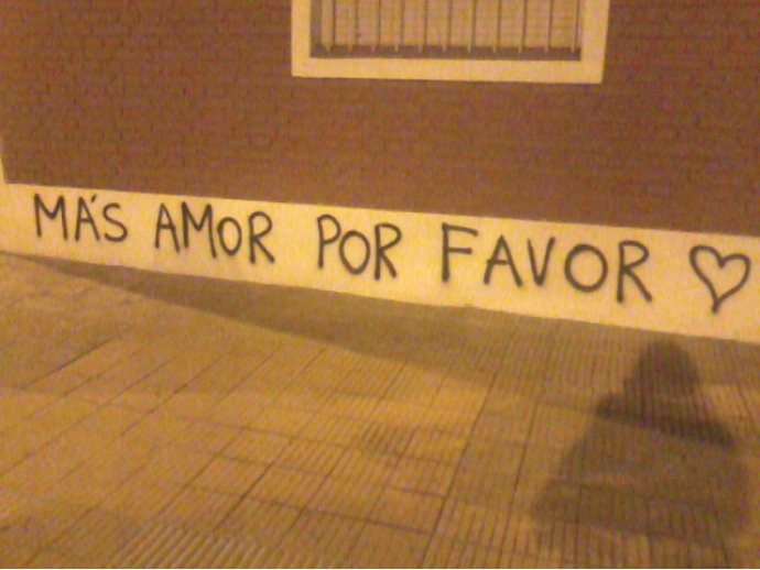 Más amor por favor...