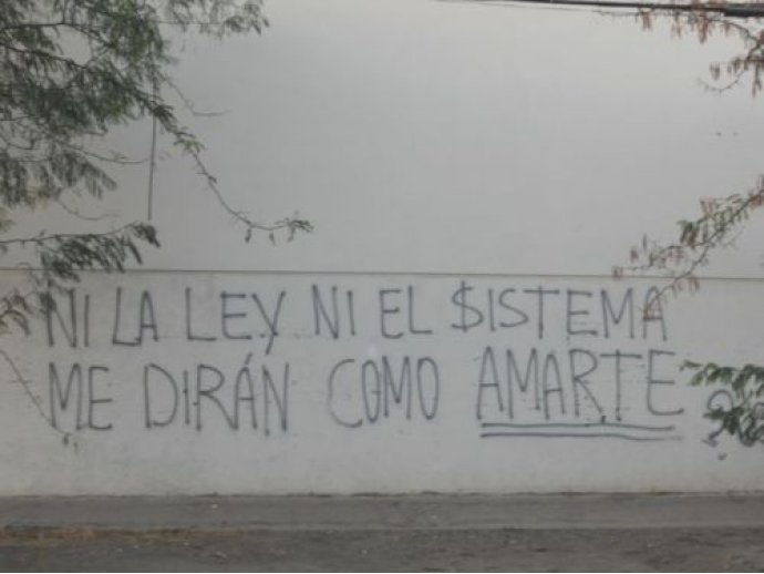 Ni la ley ni el $istema me dirán como amarte