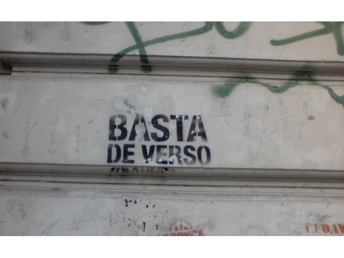 Basta de verso