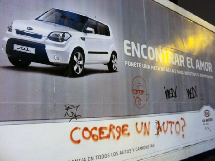 Encontrar el amor. Cogerse un auto?