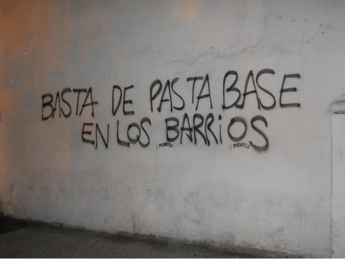 Basta de pasta base en los barrios