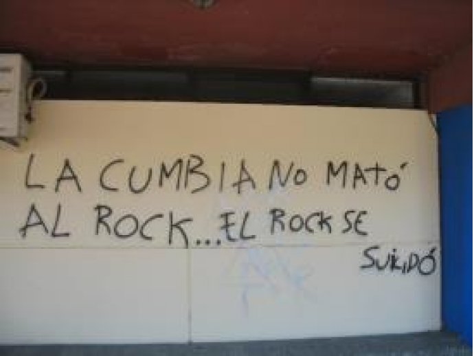 La cumbia no mató al rock...El rock se suicidó.