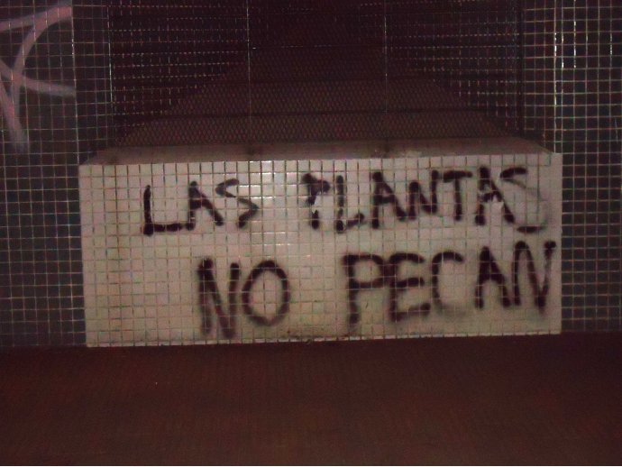 Las plantas no pecan