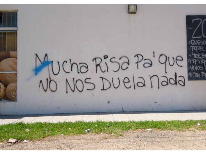 Mucha risa pa`que no nos duela nada