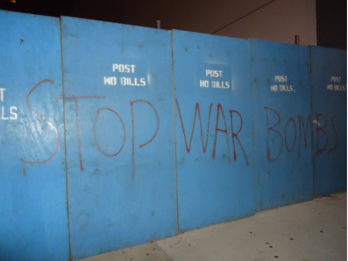 Stop war bombs