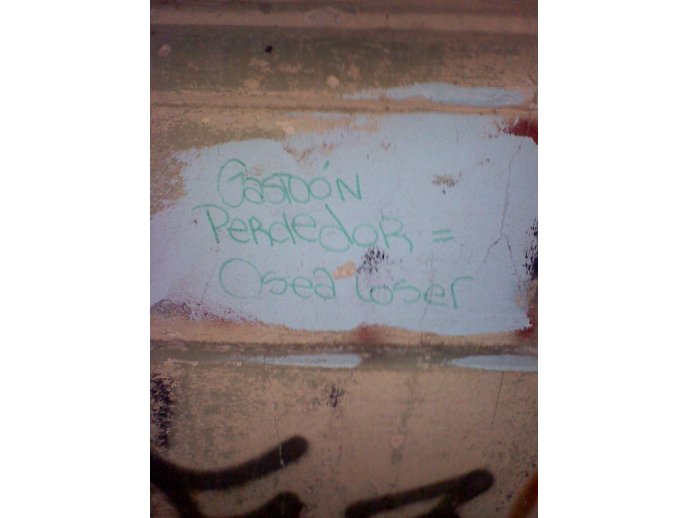 Gastoón Perdedor = Osea Loser