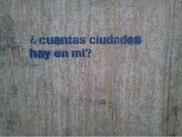 ¿Cuántas ciudades hay en mí?