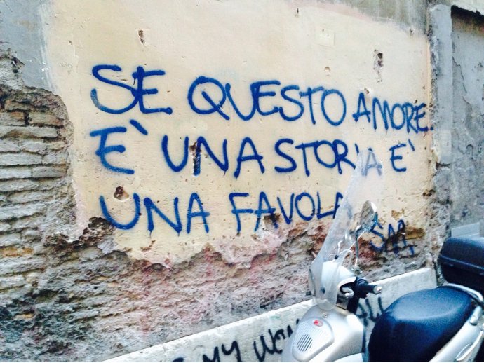 Se questo amore é una storia, é una favola.