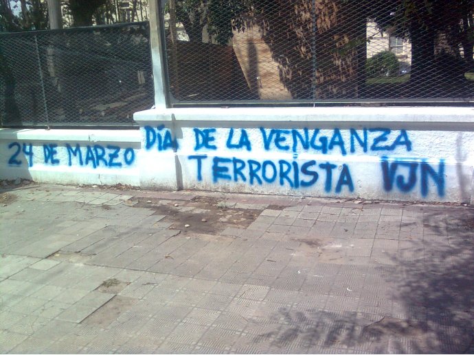 24 de marzo: Día de la Venganza Terrorista - Vanguardia de la Juventud Nacionalista LP