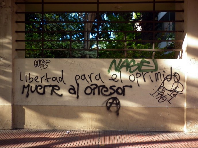 Libertad para el oprimido, muerte al opresor