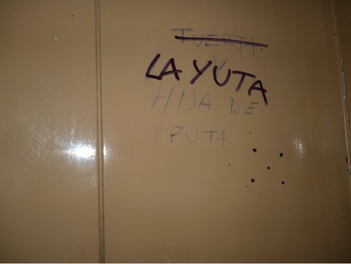 Tuerta (tachado) La Yuta Hija de Puta