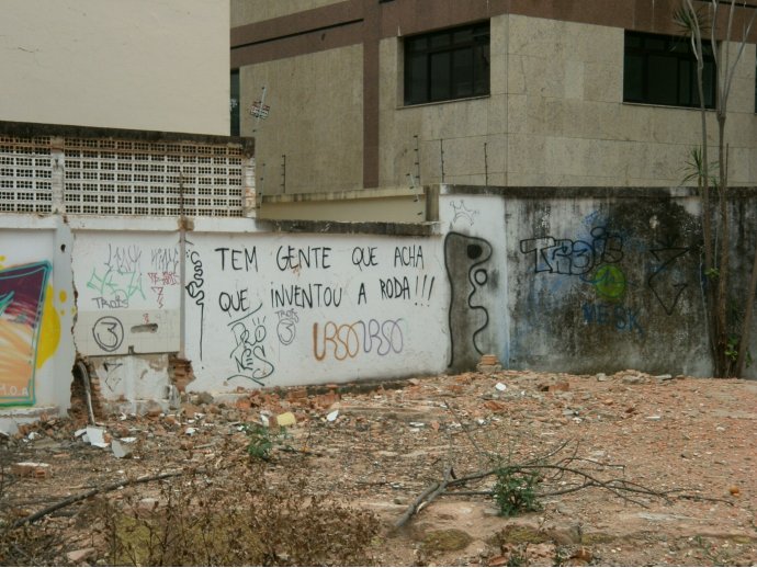 Hay gente que cree que inventó la rueda!!! (Tem gente que acha que inventou a roda!!!)