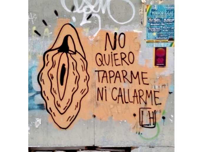 No quiero taparme, no quiero callarme