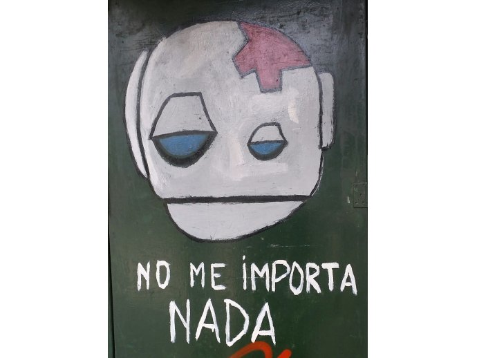 No me importa nada.