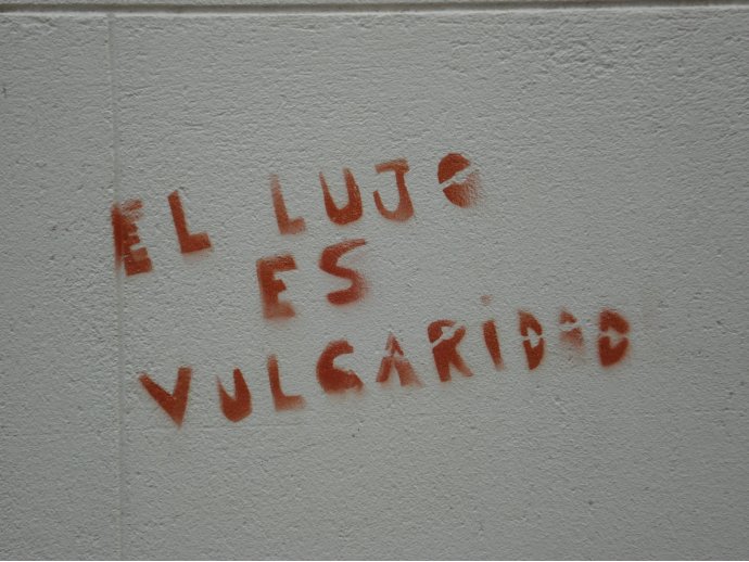 El lujo es vulgaridad